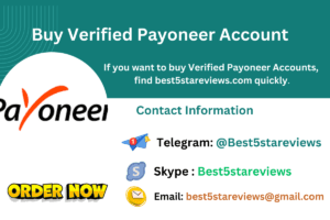 Buy Verified Payoneer Account
